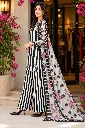 Elegant Striped Fashion at Boutique Entrance.webp
