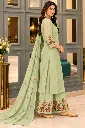 Elegant Sage Green South Asian Fashion Portrait.webp