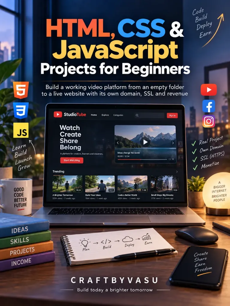 HTML, CSS & JavaScript Projects for Beginners