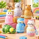 TheCroco 500ml Cute Animal Kids Water Bottle – Insulated Leakproof Travel Flask