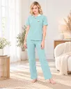 Women's Mint Green Pajama Set