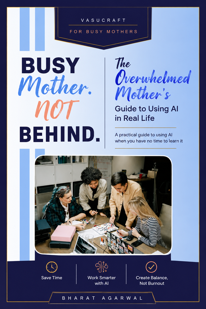 Busy Mother, Not Behind: The Overwhelmed Mother's Guide to Using AI in Real Life