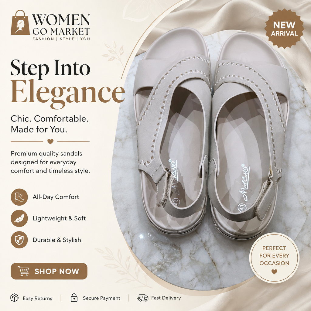 women cream cross-strap sandals